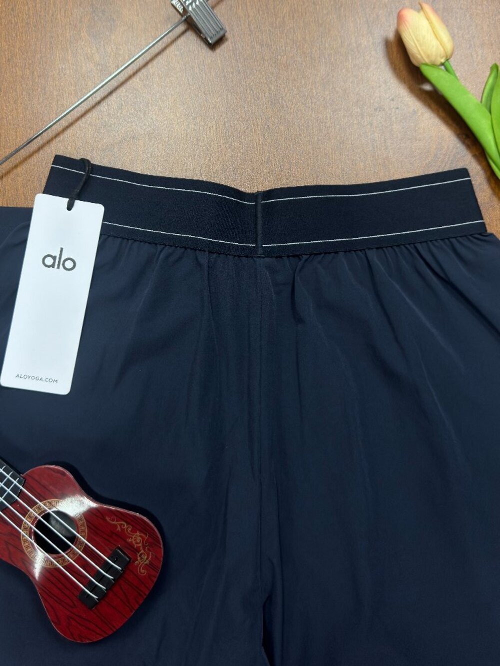 ALO Yoga🌌Suit Up Trouser Navy Blue Regular NWT💟Elevated Style Pants - Picture 6 of 8